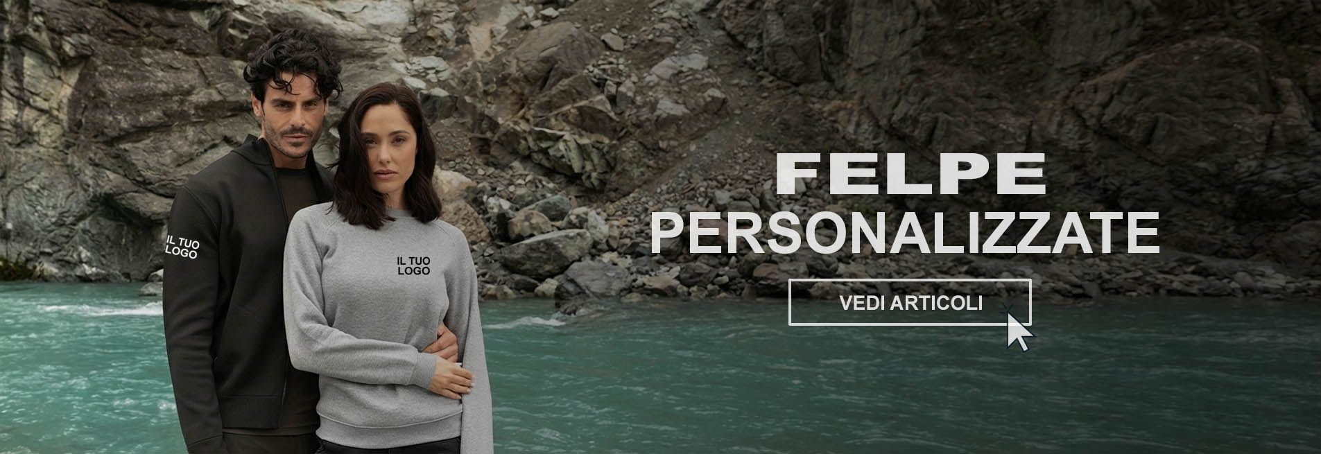 felpe personalizzate con stampa o ricamo