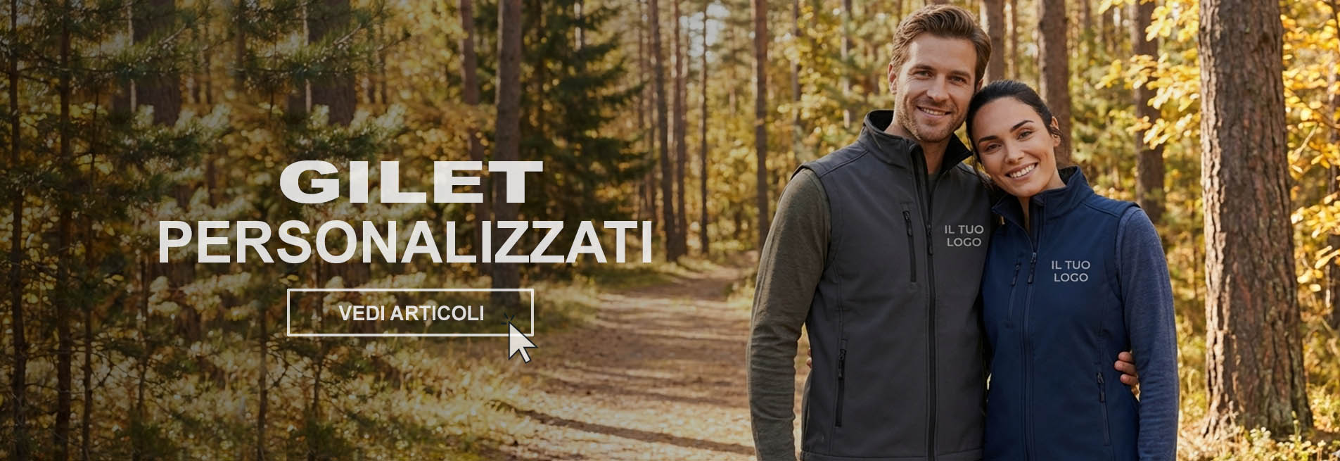 gilet personalizzati con stampa o ricamo