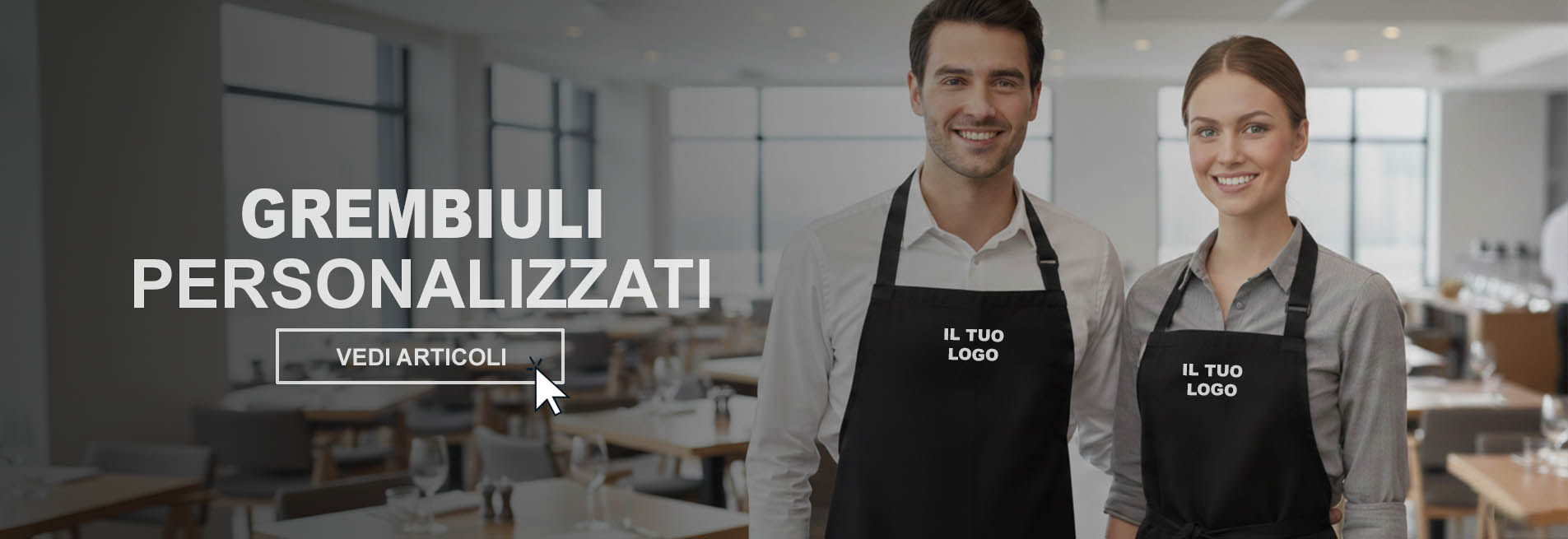 grembiuli personalizzati con stampa o ricamo