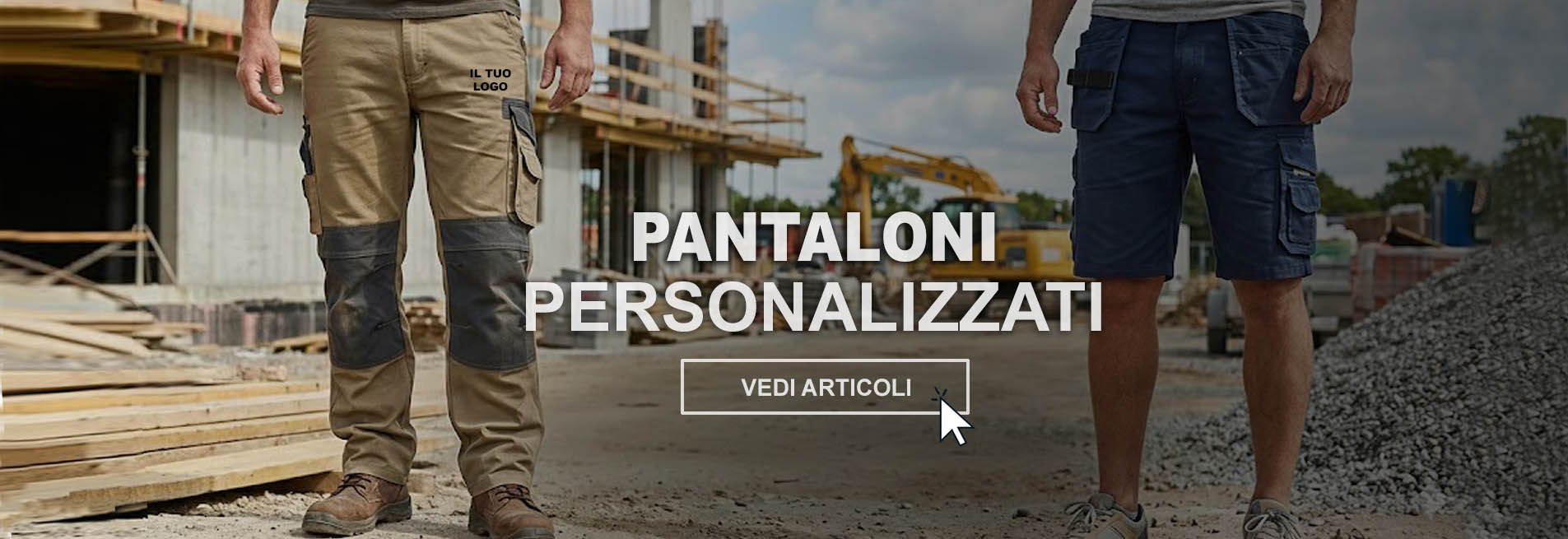 pantaloni personalizzati con stampa o ricamo